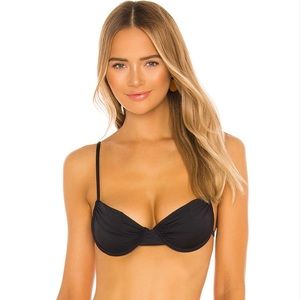 Frankie's Bikini Black Maggie Bikini Top